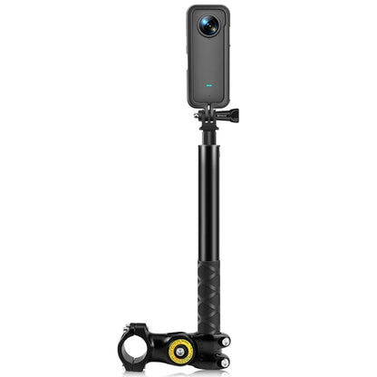 Motorcycle Camera Monopod Holder Bicycle Handlebar Mount Bracket Invisible Selfie Stick
