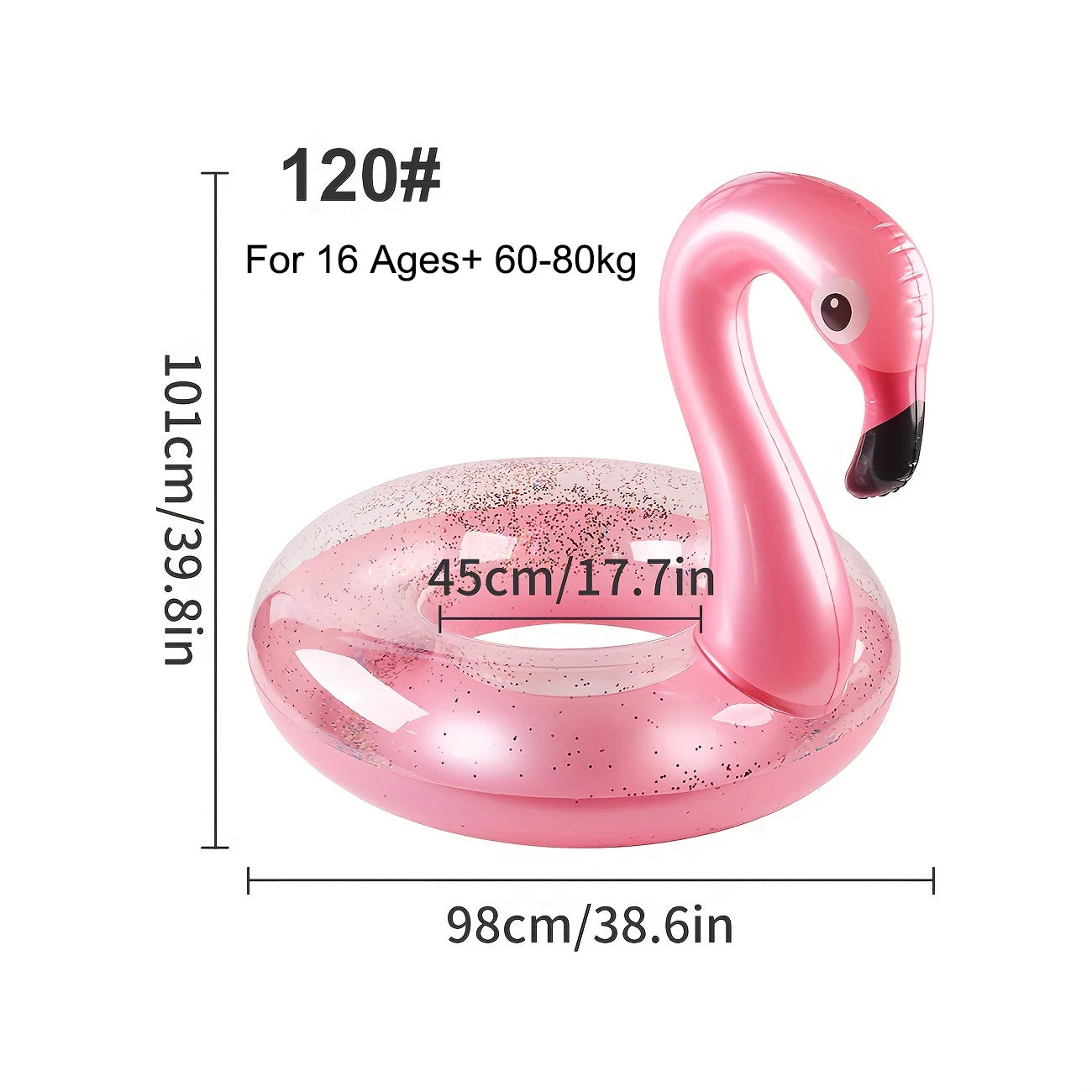 Flamingo Inflatable Pool Floats for Adults,Summer Beach Toys Swimming ring for Kids,Pool Floaties,Tubes for floating