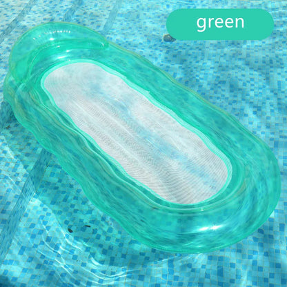 Inflatable Pool Lounger Float for Adults,Inflatable Swimming Floating Bed Hammock for Pool with Soft Mesh Center,Pool Float Hamm