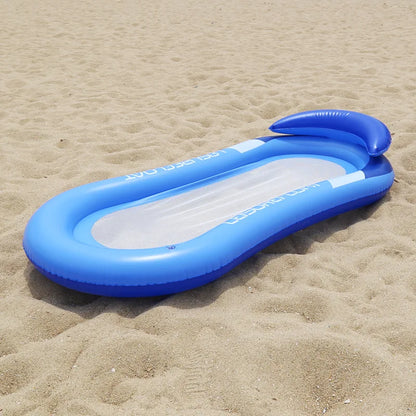 Inflatable Pool Lounger Float for Adults,Inflatable Swimming Floating Bed Hammock for Pool with Soft Mesh Center,Pool Float Hamm