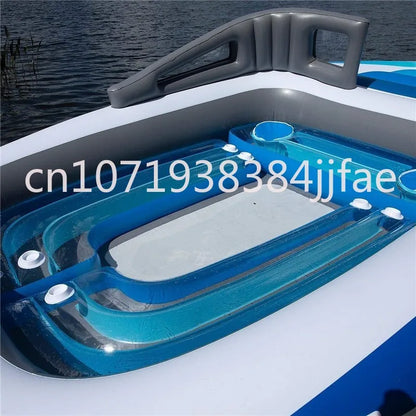 Cama Flotante Inflable De PVC Para 4-6 Personas, Barco Pirata, Corte, Fila Flotante Para Varias Personas